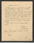 Nachlass Franz Steindachner, Brief von R. Hueber an Franz Steindachner (17.03.1904), Inv.Nr. 244.01, Seite 1